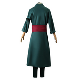 Kid Children One Piece Roronoa Zoro Green Set Outfits Cosplay Costume Halloween Carnival Suit